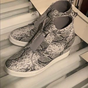 Cocci Zoey Snakeskin Wedge shoe